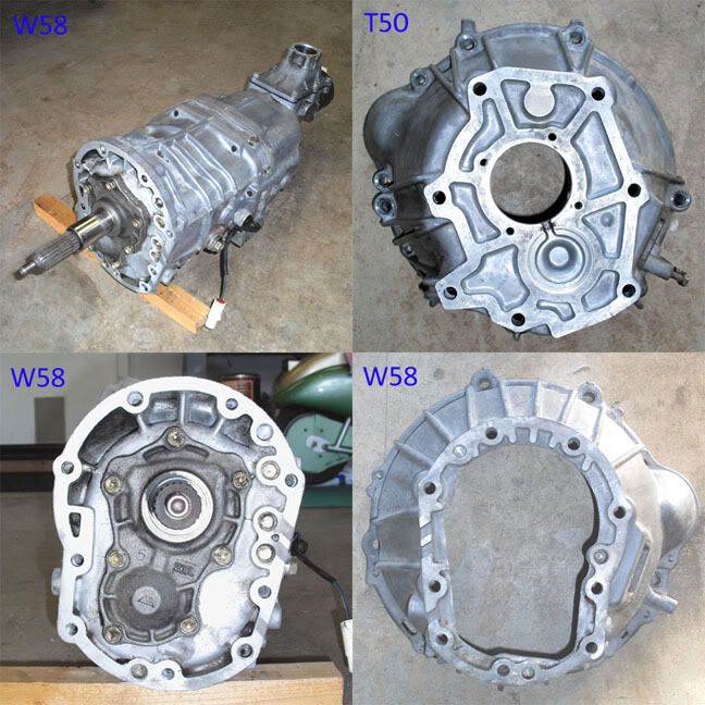 Not so DIY Made a T50 Bellhousing to W58 transmission adap